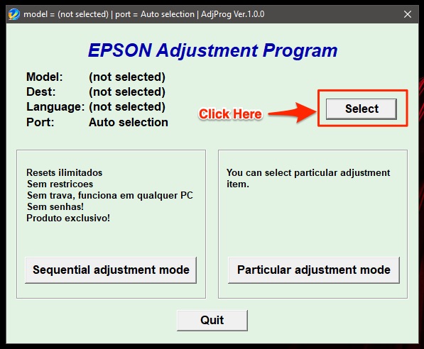 Epson Printer Tx121 Adjustment Program